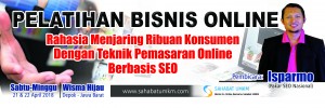 Pelatihan Bisnis Online April 2018