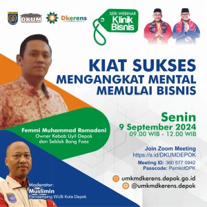 Moderator Webinar Klinik Bisnis